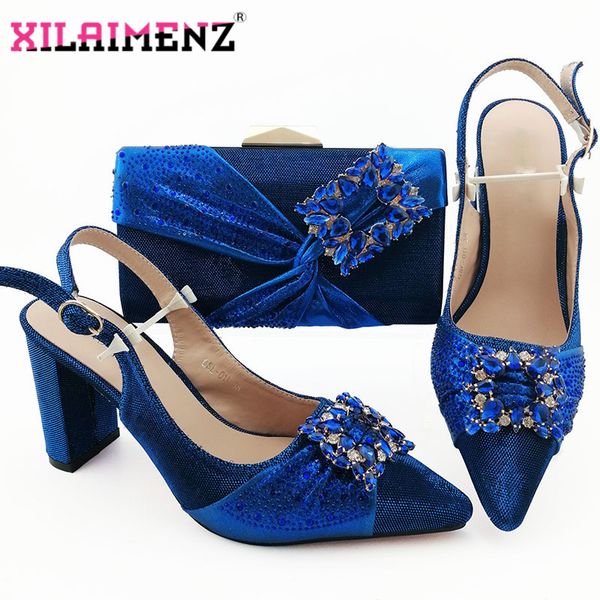 2019 new design royal blue nigerian shoes with matching bags set pointed toe sandals shoes matching bag for royal party, Black
2019 new design royal blue nigerian shoes with matching bags set pointed toe sandals shoes matching bag for royal party, Black