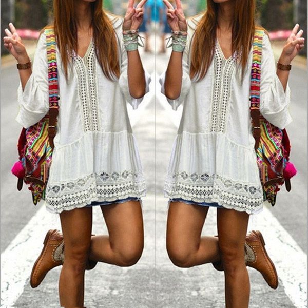 casual dresses womens boho summer dress 2021 deep v-neck bell sleeve hollow lace crochet loose mini ladies beach vestidos, Black;gray
casual dresses womens boho summer dress 2021 deep v-neck bell sleeve hollow lace crochet loose mini ladies beach vestidos, Black;gray