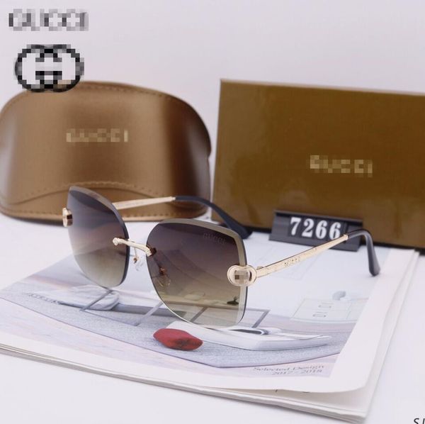 with box designer sunglasses for women and men half frame coating lens 7266 mask sunglasses carbon fiber legs summer gûccì style, White;black
with box designer sunglasses for women and men half frame coating lens 7266 mask sunglasses carbon fiber legs summer gûccì style, White;black