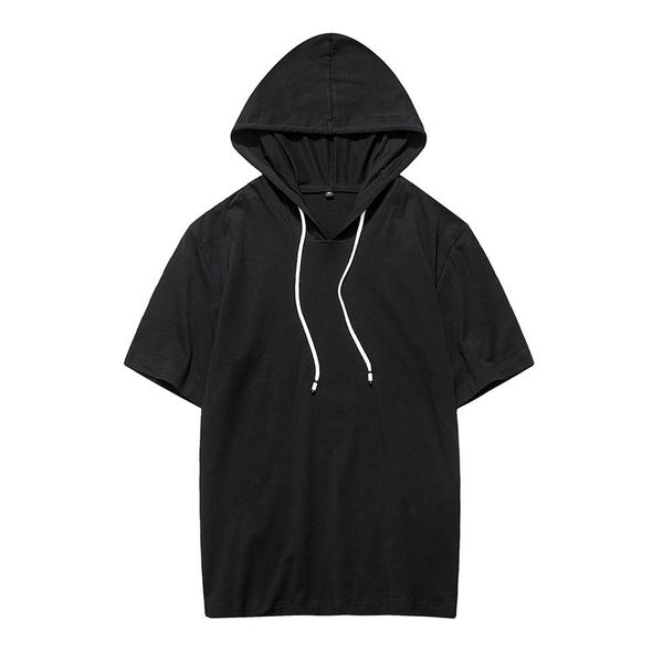 spring summer new hoodie short sleeve solid color shirt round neck hoodies drawstring casual sports t-shirt euro code s-2xl, White;black
spring summer new hoodie short sleeve solid color shirt round neck hoodies drawstring casual sports t-shirt euro code s-2xl, White;black