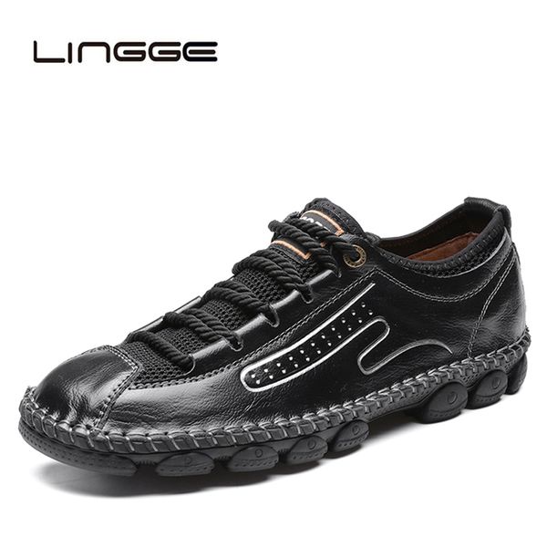 lingge summer soft men's casual shoes breathable handmade men loafers men shoes flat moccasins sneakers big size 38-48, Black
lingge summer soft men's casual shoes breathable handmade men loafers men shoes flat moccasins sneakers big size 38-48, Black