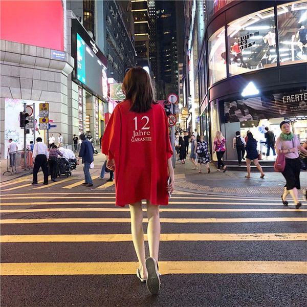 2020 short-sleeved t-shirt loose mid-length lower missing ins fashion women's 2020 short-sleeved t-shirt women's loose mid-length, White
2020 short-sleeved t-shirt loose mid-length lower missing ins fashion women's 2020 short-sleeved t-shirt women's loose mid-length, White
