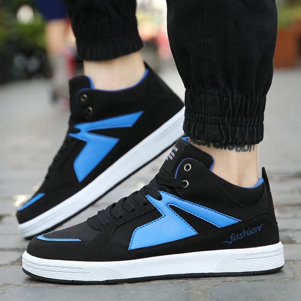 men's shoes 2019 korean wild trend casual shoes fashion wild breathable high-canvas men's sneakers, Black
men's shoes 2019 korean wild trend casual shoes fashion wild breathable high-canvas men's sneakers, Black