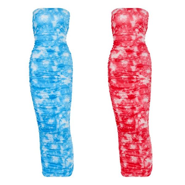 women strapless tube tie-dye ruched backless bodycon maxi long party dress m7dd, Black;gray
women strapless tube tie-dye ruched backless bodycon maxi long party dress m7dd, Black;gray
