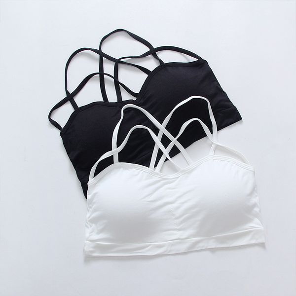 women bras fashion casual cross solid color sling nylon breathable elasticity comfortable women bras, Red;black
women bras fashion casual cross solid color sling nylon breathable elasticity comfortable women bras, Red;black