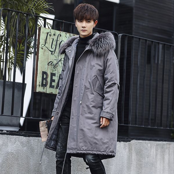 casual solid mens winter long jackets and coats slim zipper warm parkas coat fur hoodies thick men clothes 2018, Black
casual solid mens winter long jackets and coats slim zipper warm parkas coat fur hoodies thick men clothes 2018, Black