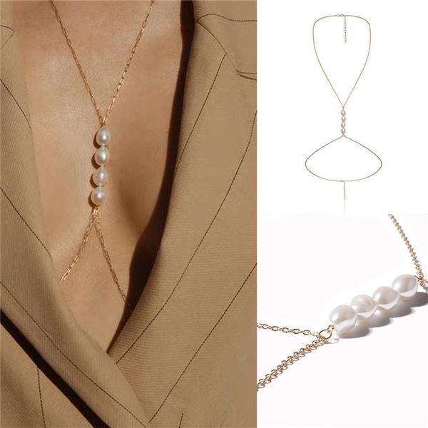 imitation pearl body chain charm beach bikini cross body jewelry nightclub party dress accessory gift gypsy, Slivery;golden
imitation pearl body chain charm beach bikini cross body jewelry nightclub party dress accessory gift gypsy, Slivery;golden