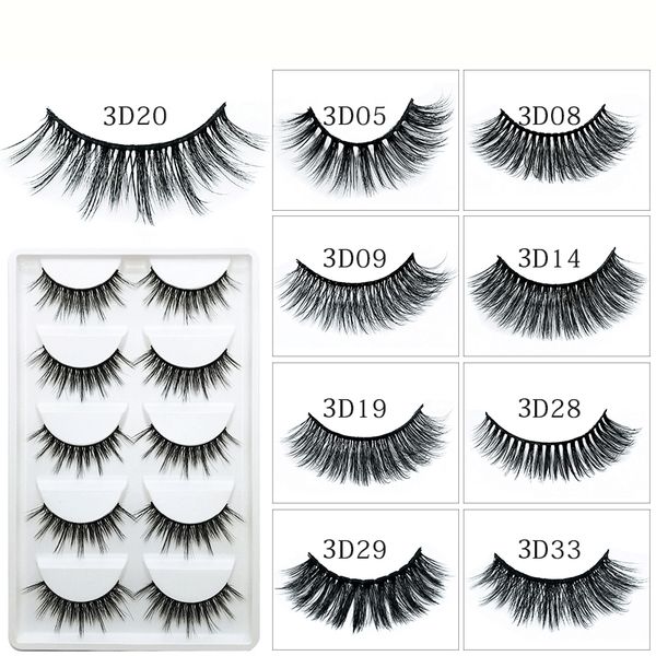 new 5 pairs natural false eyelashes fake lashes long makeup 3d mink lashes extension eyelash mink eyelashes for beauty
new 5 pairs natural false eyelashes fake lashes long makeup 3d mink lashes extension eyelash mink eyelashes for beauty