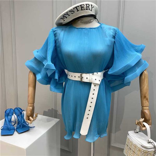pleated full body dress 2020 summer ladies elegant round neck flounced sleeves loose dress plus size women summer dresses jfmhrx, Black;gray
pleated full body dress 2020 summer ladies elegant round neck flounced sleeves loose dress plus size women summer dresses jfmhrx, Black;gray
