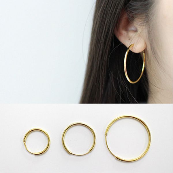 golden 925 sterling silver hoop earrings plated with gold for women men round circle earrings jewelry for weeding party, Golden;silver
golden 925 sterling silver hoop earrings plated with gold for women men round circle earrings jewelry for weeding party, Golden;silver