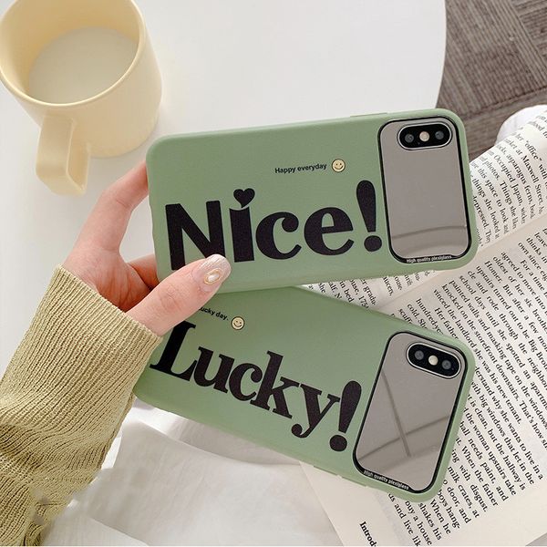 for iphone xr case lucky nice messages pattern mirror case for iphone xs max xr x /7 8 plus 6s case soft silicon cover for iphone 8 plus
for iphone xr case lucky nice messages pattern mirror case for iphone xs max xr x /7 8 plus 6s case soft silicon cover for iphone 8 plus