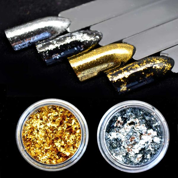 1 box gold silver flakes for nails glitter power sequins aluminum powder mirror chrome nail powder shinning nail dust sf2049, Silver;gold
1 box gold silver flakes for nails glitter power sequins aluminum powder mirror chrome nail powder shinning nail dust sf2049, Silver;gold
