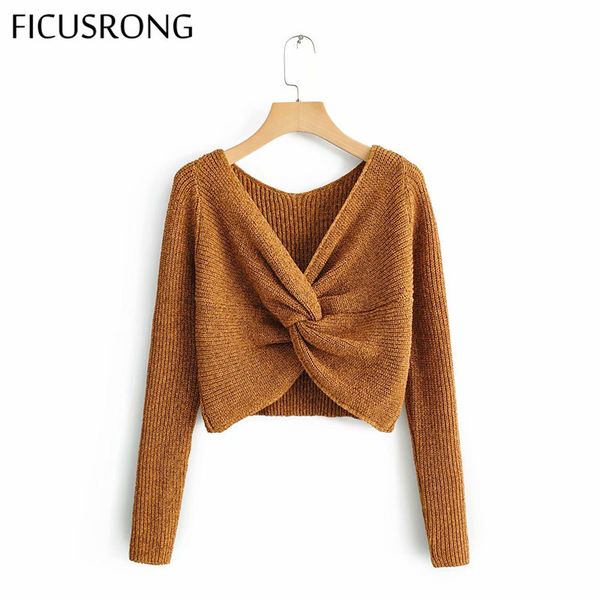 vintage kink decoration knitted sweater women v neck casual sweaters long sleeve women sweater pullover ficusrong, White;black
vintage kink decoration knitted sweater women v neck casual sweaters long sleeve women sweater pullover ficusrong, White;black