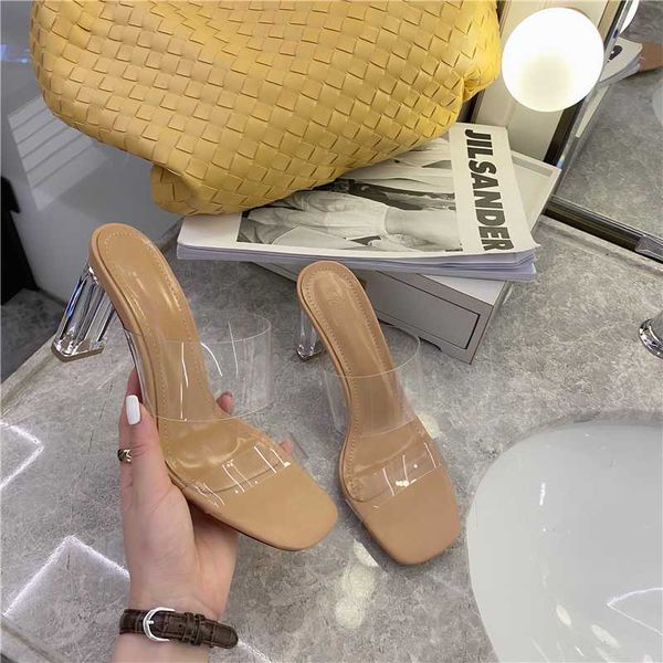 women pvc jelly slippers open toe designers clear high heels sandals outside ladies white slides beach casual shoes woman, Black
women pvc jelly slippers open toe designers clear high heels sandals outside ladies white slides beach casual shoes woman, Black