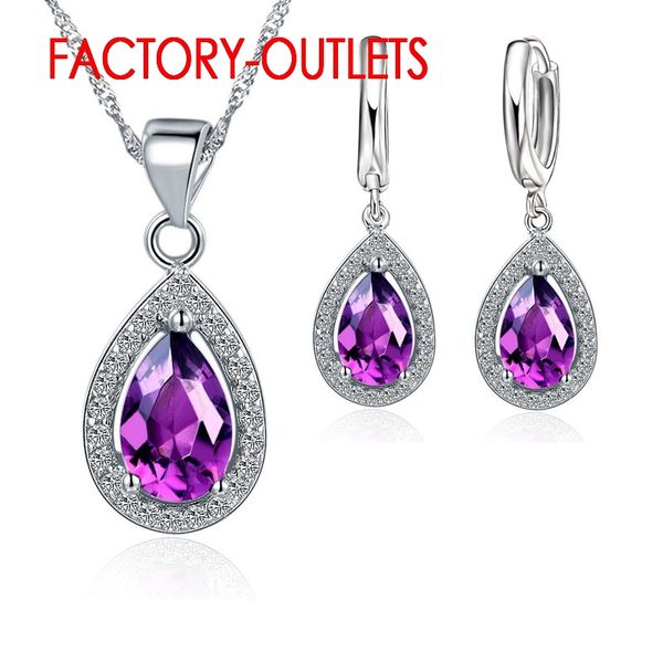 fashion jewelry set 925 sterling silver crystal water drop design female party engagement customized wholesale all compatible, Slivery;golden
fashion jewelry set 925 sterling silver crystal water drop design female party engagement customized wholesale all compatible, Slivery;golden