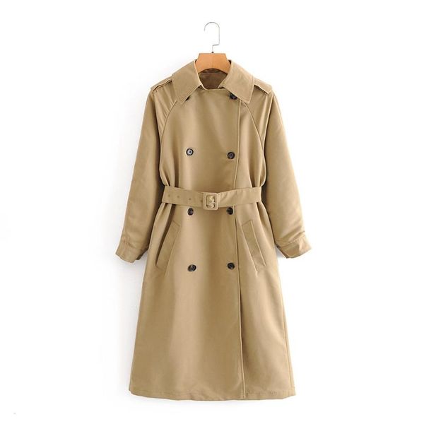 fall 2020 women's new lace-up waist slim thin double-breasted temperament waterproof all-inclusive trench coat, Tan;black
fall 2020 women's new lace-up waist slim thin double-breasted temperament waterproof all-inclusive trench coat, Tan;black