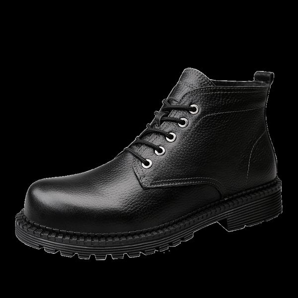 new warm snow boots men plus velvet men's shoes genuine leather outdoor cold boots waterproof men's high-gang cotton, Black
new warm snow boots men plus velvet men's shoes genuine leather outdoor cold boots waterproof men's high-gang cotton, Black