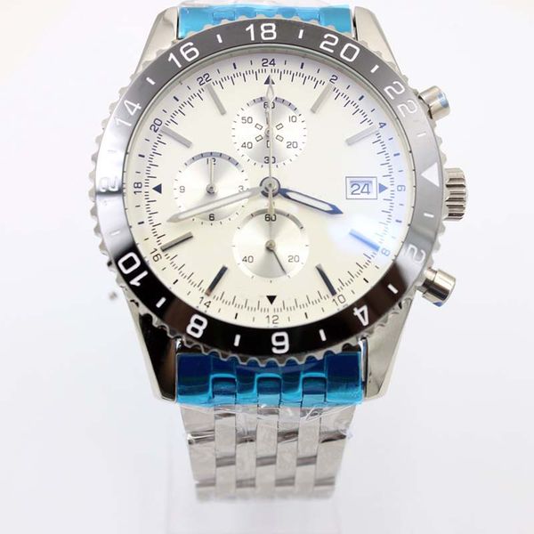 4 color men's fstainless steel ashion 46mm watch ceramics quartz chronograph aviation flight chronograph series y2431012.be10.443a, Slivery;brown
4 color men's fstainless steel ashion 46mm watch ceramics quartz chronograph aviation flight chronograph series y2431012.be10.443a, Slivery;brown