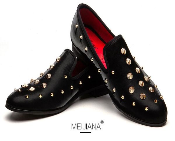 new arrival men's fashion casual shoes gold/black glitter leisure slip on rivets loafers shoes man party weeding dress shoes 38-46
new arrival men's fashion casual shoes gold/black glitter leisure slip on rivets loafers shoes man party weeding dress shoes 38-46