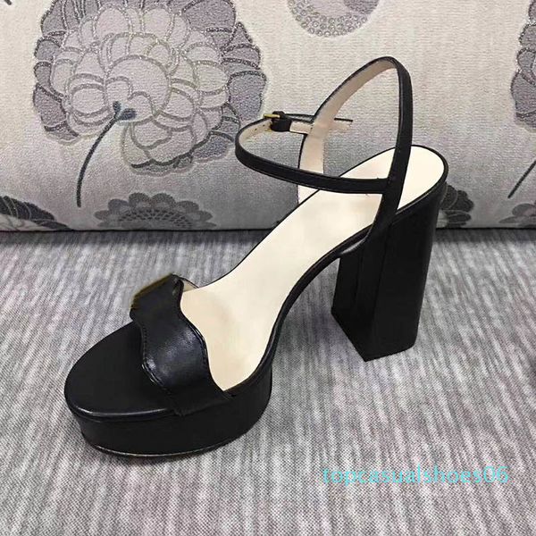 designer high heeled sandals coarse heel leather classic woman shoes metal buckle for parties and banquets luxury leather sandals t06, Black
designer high heeled sandals coarse heel leather classic woman shoes metal buckle for parties and banquets luxury leather sandals t06, Black