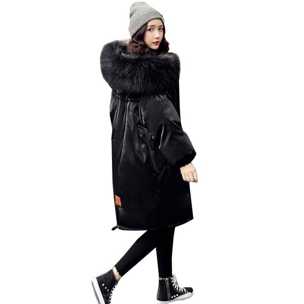 parka women winter down jacket 2019 black down coat ladies outerwear warm big fur collar doudoune femme hiver ty285
parka women winter down jacket 2019 black down coat ladies outerwear warm big fur collar doudoune femme hiver ty285