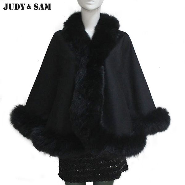 luxury women ladies fur long coat cloak cape batwing cashmere blends and fur oversized casual poncho winter shawl, Black
luxury women ladies fur long coat cloak cape batwing cashmere blends and fur oversized casual poncho winter shawl, Black