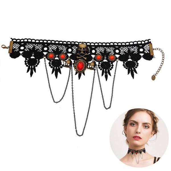 1pc fashion women's gothic choker necklace vintage lace decor choker necklace clothing accessories halloween party dress up, Golden;silver
1pc fashion women's gothic choker necklace vintage lace decor choker necklace clothing accessories halloween party dress up, Golden;silver