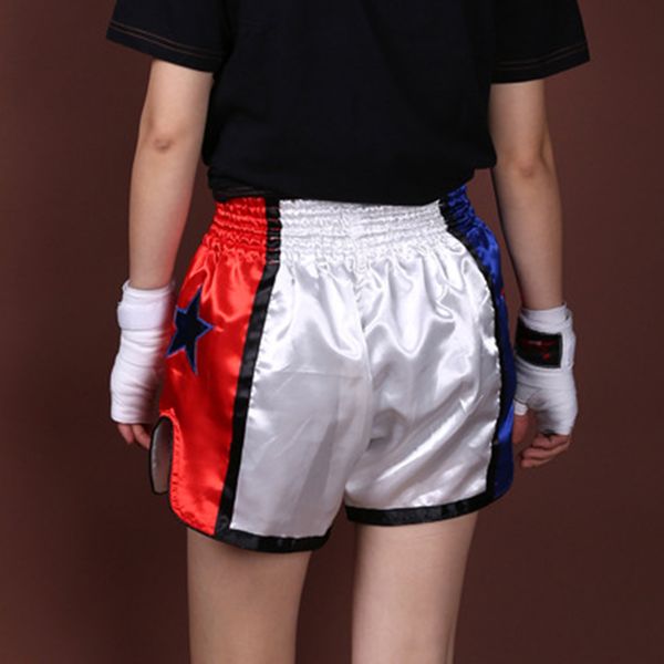 muay thai shorts professional sanda boxing suits competition training fighting short pants girls boys althetic shorts, Blue
muay thai shorts professional sanda boxing suits competition training fighting short pants girls boys althetic shorts, Blue