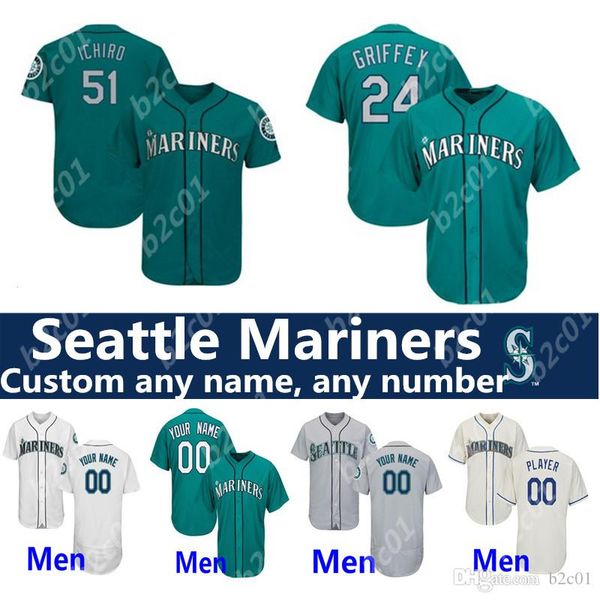 Mariners jersey Seattle 51 Ichiro Suzuki Ken Griffey Jr. Mitch Haniger Yusei Kikuchi Healy Martinez Negron Vogelbach Felix Hernandez Buhner
Mariners jersey Seattle 51 Ichiro Suzuki Ken Griffey Jr. Mitch Haniger Yusei Kikuchi Healy Martinez Negron Vogelbach Felix Hernandez Buhner