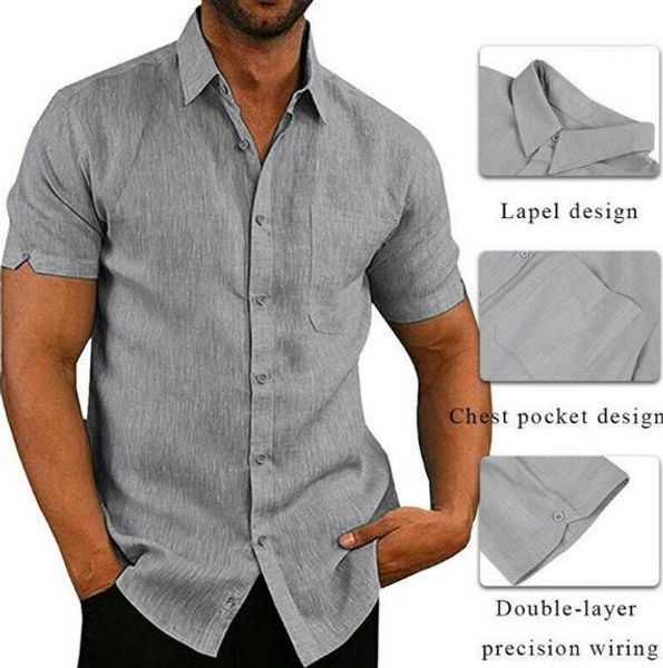 lapel neck shirts casual street style mens shirts summer mens designer shirts fashionable solid color short sleeve, White;black
lapel neck shirts casual street style mens shirts summer mens designer shirts fashionable solid color short sleeve, White;black