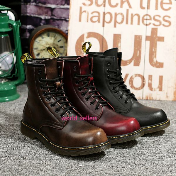 designer luxury mens boots winter boots black coffee military triple leather martin boots size 40-45 676037
designer luxury mens boots winter boots black coffee military triple leather martin boots size 40-45 676037