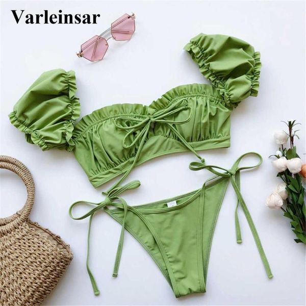 6 colors frill trim pleated bikini swimsuit female women swimwear two-pieces bikini set lace up bather bathing suit v1729g
6 colors frill trim pleated bikini swimsuit female women swimwear two-pieces bikini set lace up bather bathing suit v1729g