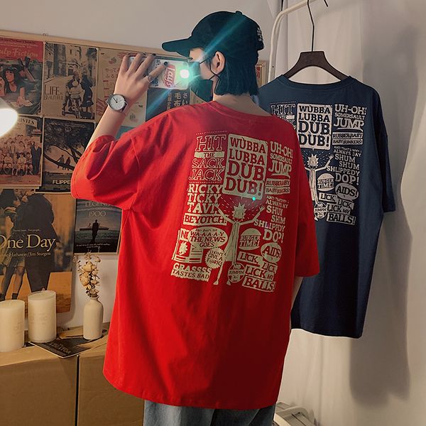 summer men fashion t-shirt casual letter parrern loose leisure o-neck men elegant high qulity short sleeve tees, White;black
summer men fashion t-shirt casual letter parrern loose leisure o-neck men elegant high qulity short sleeve tees, White;black