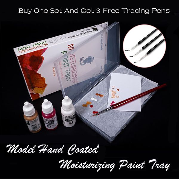 hand coated model paint brush water based acrylics paint moisturizing paint tray dedicated bibulous moisturizing pigment paper
hand coated model paint brush water based acrylics paint moisturizing paint tray dedicated bibulous moisturizing pigment paper