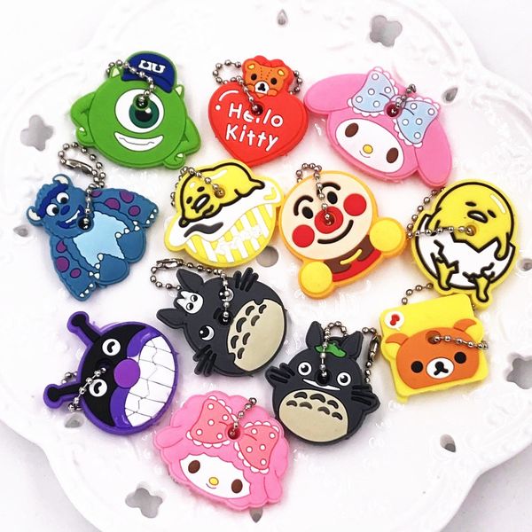 10pcs wholesale mix silicone mike gudetama p. sullivan bear key rings key chains cartoon melody anpanman cover caps, Silver
10pcs wholesale mix silicone mike gudetama p. sullivan bear key rings key chains cartoon melody anpanman cover caps, Silver