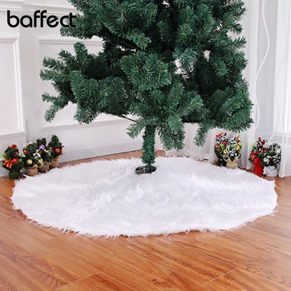 snow plush christmas tree skirt base floor mat cover merry christmas tree ornament santa claus deer felt 
snow plush christmas tree skirt base floor mat cover merry christmas tree ornament santa claus deer felt