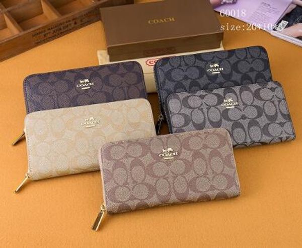5 Colors Optional Luxury Designer Leather Men Long Zipper Purse Womens Brand Fashion Female Card Purses Credit Card Wallet With Original Box
5 Colors Optional Luxury Designer Leather Men Long Zipper Purse Womens Brand Fashion Female Card Purses Credit Card Wallet With Original Box
