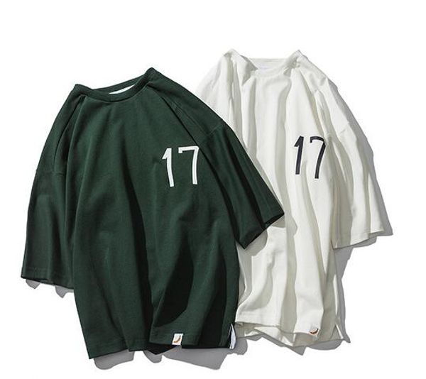 european american trend simple t shirt loose round neck excellent cotton t-shirt youth wild mens short-sleeved t-shirts, White;black
european american trend simple t shirt loose round neck excellent cotton t-shirt youth wild mens short-sleeved t-shirts, White;black