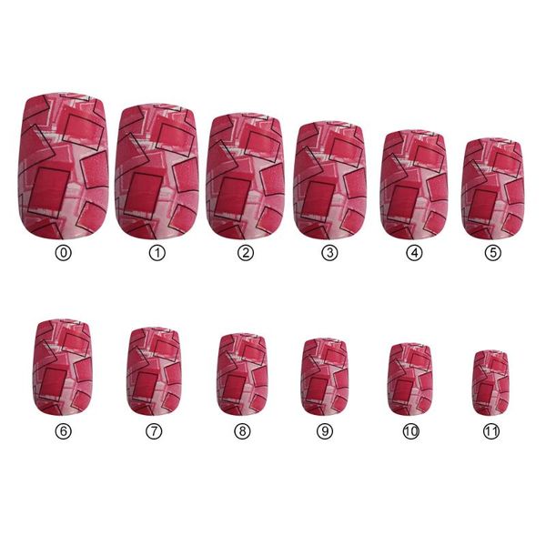 24pcs/box flower armor fake nails full cover suitable for girls paste directly with jelly glue acrylic nail tips, Red;gold
24pcs/box flower armor fake nails full cover suitable for girls paste directly with jelly glue acrylic nail tips, Red;gold