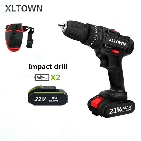 xltown 21v ударная дрель с батарейным 2 многофункциональные электрические отвертка аккумуляторная батарея лития ручной инструмент дрель
xltown 21v ударная дрель с батарейным 2 многофункциональные электрические отвертка аккумуляторная батарея лития ручной инструмент дрель