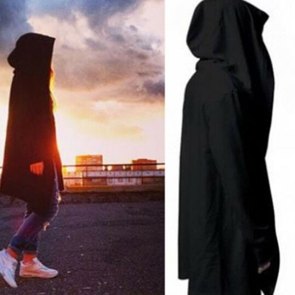 men's spring autumn cardigan hooded long cloak cape trench coat loose casual jackets black, Tan;black
men's spring autumn cardigan hooded long cloak cape trench coat loose casual jackets black, Tan;black
