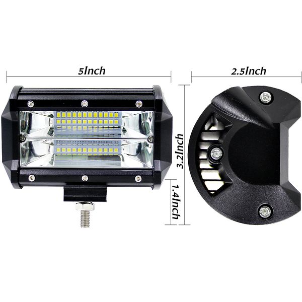 led 72w 2 rows 5 inch spotlight floodlights driving lights off-road lighting led work lights refitted car daytime running
led 72w 2 rows 5 inch spotlight floodlights driving lights off-road lighting led work lights refitted car daytime running