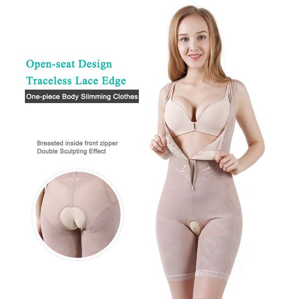 one-piece full body shaper shapewear open underwear zipper buckles postpartum slimming corset 8290#
one-piece full body shaper shapewear open underwear zipper buckles postpartum slimming corset 8290#