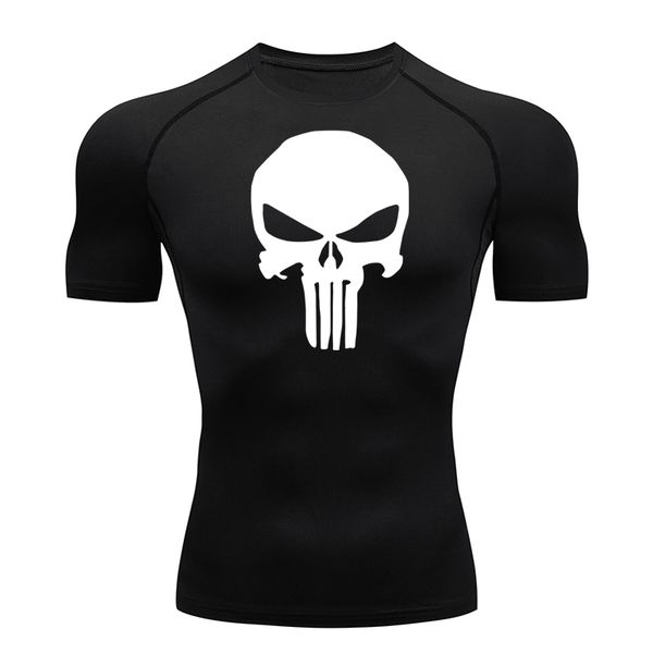 comprehensive training t-shirt men quick-drying tights compression gym t-shirt skull sportswear slim jogging, Black;blue
comprehensive training t-shirt men quick-drying tights compression gym t-shirt skull sportswear slim jogging, Black;blue
