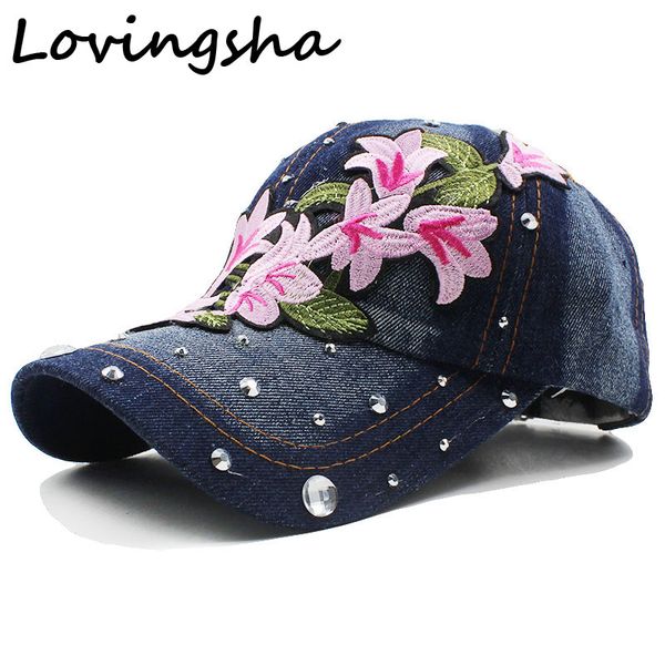 lovingsha rhinestones denim baseball cap spring floral cap snapback summer for girl fitted women wholesale hat, Blue;gray
lovingsha rhinestones denim baseball cap spring floral cap snapback summer for girl fitted women wholesale hat, Blue;gray