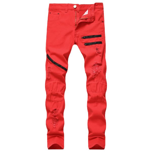 men's jeans skinny ripped men 2021 brand zipper biker classic mens slim denim pants trousers elastic pencil 40, Blue
men's jeans skinny ripped men 2021 brand zipper biker classic mens slim denim pants trousers elastic pencil 40, Blue