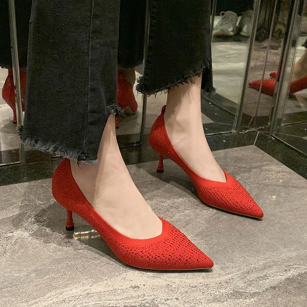 stretch fabric heels women 2019 red black beige high heels knitting pumps female thin high heel pointed toe stiletto pumps
stretch fabric heels women 2019 red black beige high heels knitting pumps female thin high heel pointed toe stiletto pumps