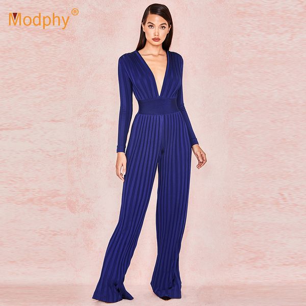 women's jumpsuits & rompers 2021 spring dark blue bandage jumpsuit long-sleeved v-neck bodycon celebrity runway party, Black;white
women's jumpsuits & rompers 2021 spring dark blue bandage jumpsuit long-sleeved v-neck bodycon celebrity runway party, Black;white
