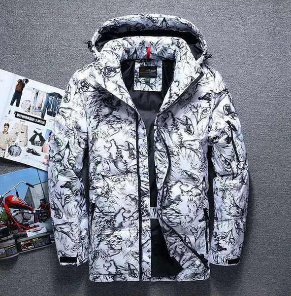 autumn and winter outdoor camouflage men's down jacket cold and windproof coat youth warm hooded short down jacket, Black
autumn and winter outdoor camouflage men's down jacket cold and windproof coat youth warm hooded short down jacket, Black