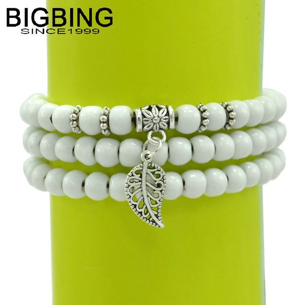bigbing jewelry fashion layered white ceramic leaf charm bracelet handmade long bracelet women jewelry high quality a085, Black
bigbing jewelry fashion layered white ceramic leaf charm bracelet handmade long bracelet women jewelry high quality a085, Black